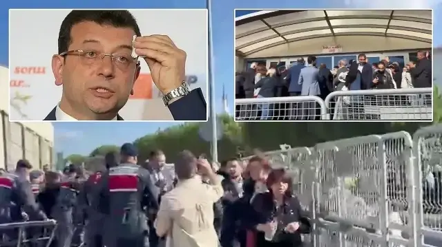 Duruşma öncesi gerginlik yaşandı.