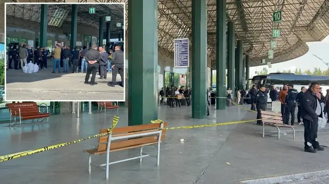 Otogarda etrafa ateş açtı, polis tarafından bacağından vurulup yakalandı