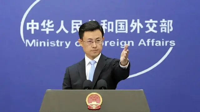 Guo Jiakun, porte-parole du ministère chinois des Affaires étrangères.