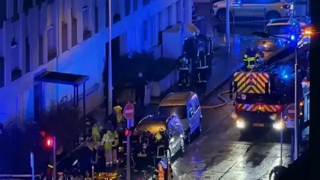 Un incendie s'est déclaré dans un immeuble du quartier de la Part-Dieu, dans la matinée du lundi 20 octobre 2025.