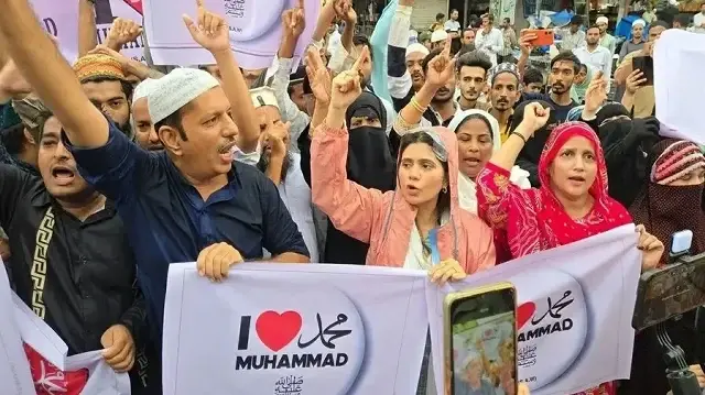 Charged for "I Love Muhammad": India's Muslims decry government crackdown on free speech
