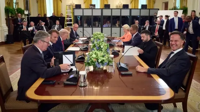 European leaders back Ukraine in peace talks with Russia