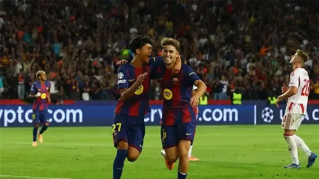 برشلونة يكتسح أولمبياكوس بسداسية في دوري أبطال أوروبا