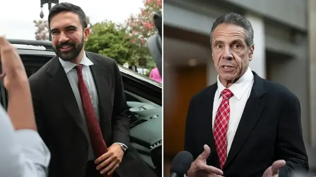 Müslüman aday Zohran Mamdani, Andrew Cuomo.