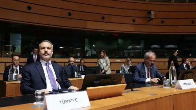 Turkish Foreign Minister Fidan attends EU security meeting in Luxembourg