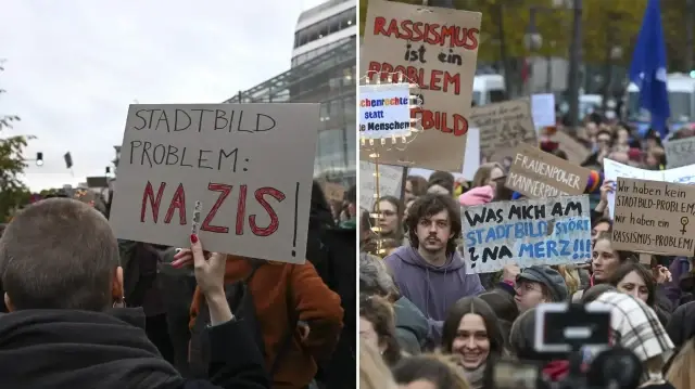 Almanya Başbakanı Friedrich Merz, partisi olan Hristiyan Demokrat Birlik Partisinin genel merkezi önünde protesto edildi