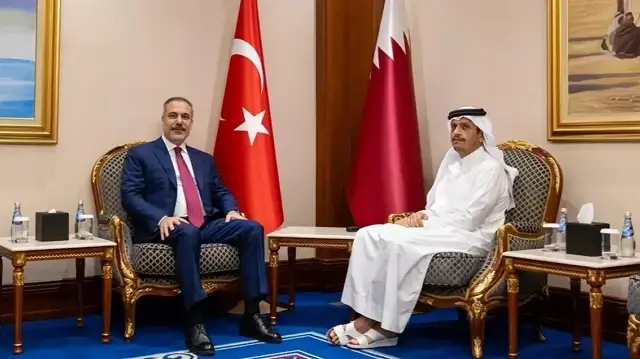 فيدان يلتقي وزير الخارجية القطري