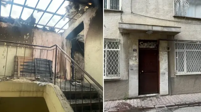 Konya'nın Karatay ilçesinde yangın