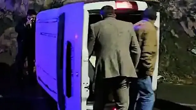 Jandarma ekipleri kazayla ilgili inceleme başlattı.