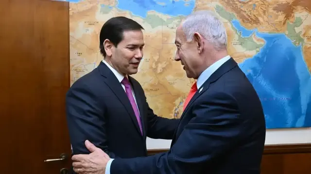 Rubio, Netanyahu ile Batı Kudüs'te bir araya geldi.