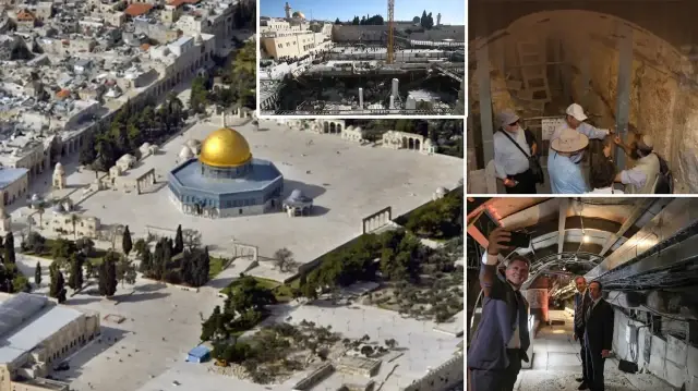 Kudüs Valiliği, İsrail'in Mescid-i Aksa çevresindeki kazı çalışmaları konusunda uyardı.