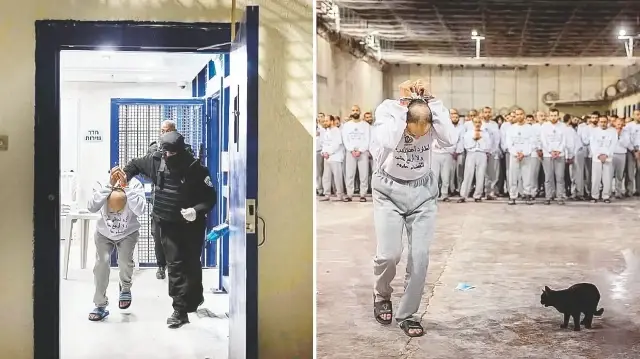 Filistin merkezli Quds News Network'ün yayınladığı fotoğraflar, terör devleti İsrail’in, Filistinlilere esir takasının son anına kadar işkence ve insanlık dışı muamele yaptığını ortaya koydu.