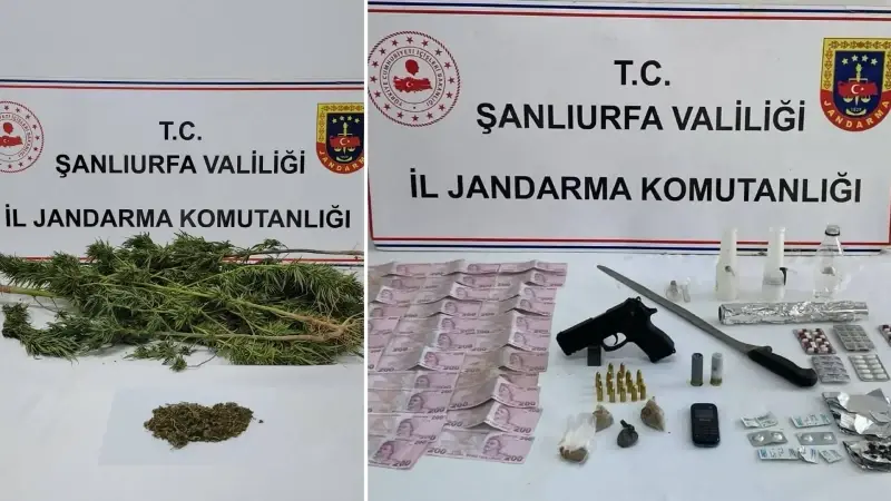 Şanlıurfa'da uyuşturucu operasyonu