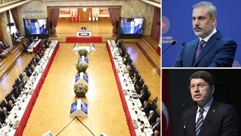 Millî Dayanışma, Kardeşlik ve Demokrasi Komisyonu'na Hakan Fidan ve Yılmaz Tunç konuk olacak.