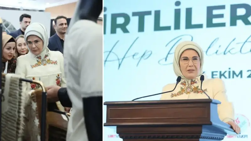 Cumhurbaşkanı Erdoğan'ın eşi Emine Erdoğan, "Siirtlilerle Buluşma" programında konuştu.