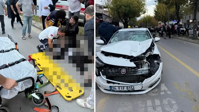 Otomobil sürücüsü gözaltına alınırken, kazayla ilgili soruşturma başlatıldı.
