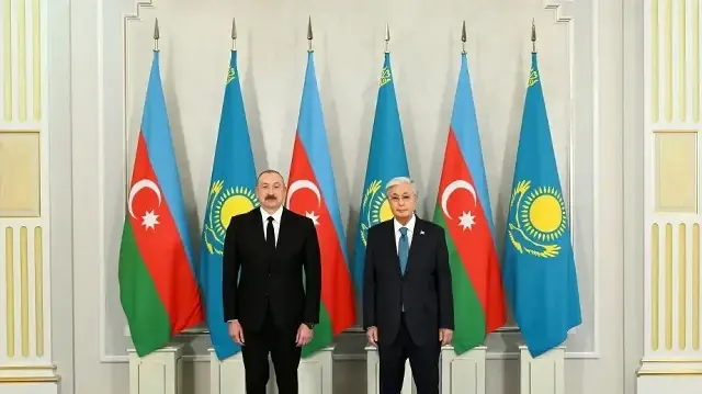 Ильхам Алиев и Касым-Жомарт Токаев