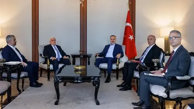 Turkish foreign minister Fidan meets Iraqi Hashd al-Shaabi leader in Ankara