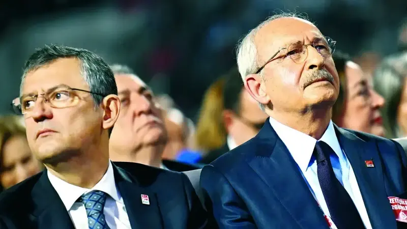Özgür Özel, Kemal Kılıçdaroğlu.