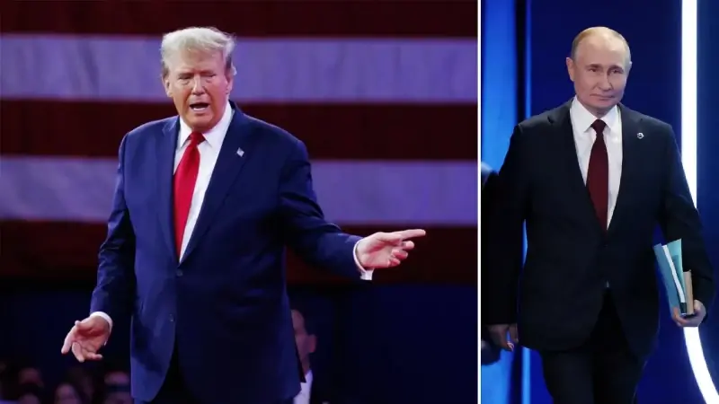 ABD Başkanı Donald Trump, Rusya Devlet Başkanı Vladimir Putin.