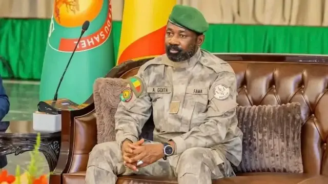 Le Président de la transition au Mali, Assimi Goita.