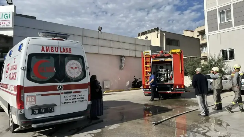 Yangının çıktığı dairede hasar oluştu.