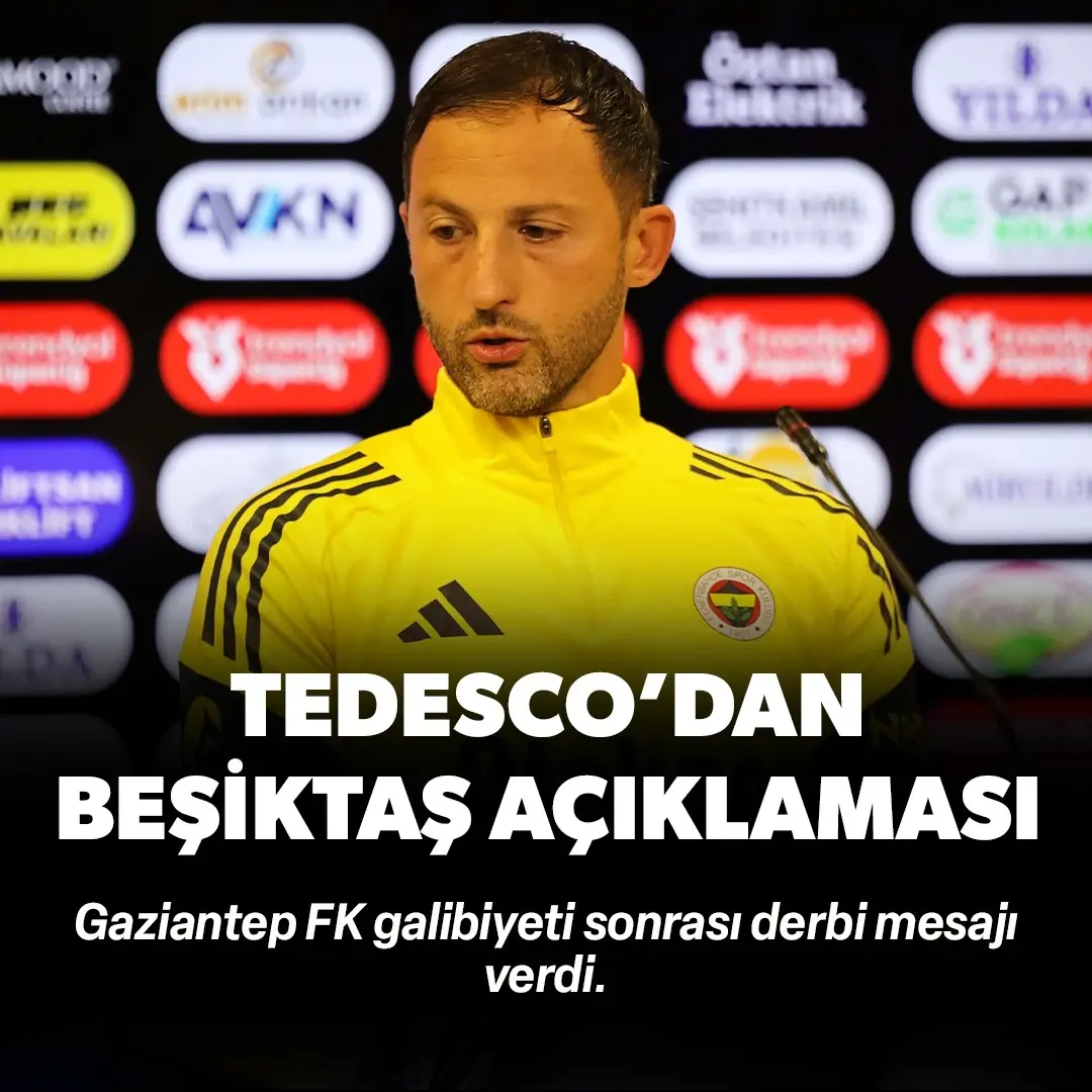 Domenico Tedesco'dan Beşiktaş açıklaması: 'Karşılaşacağımız rakip...'