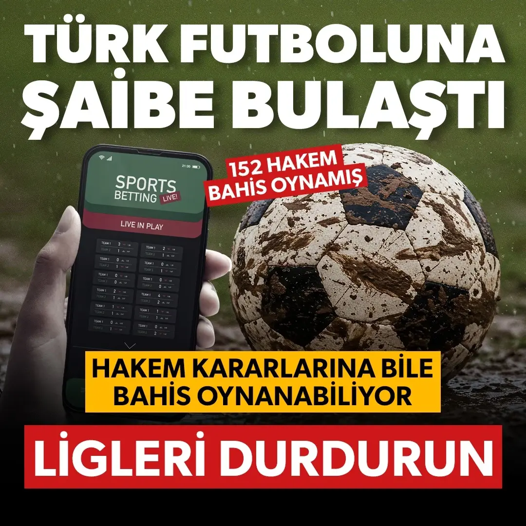 Türk futboluna şaibe bulaştı: Ligleri durdurun