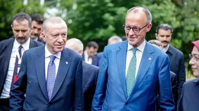 Канцлер Германии Фридрих Мерц и Президент Турции Реджеп Тайип Эрдоган.