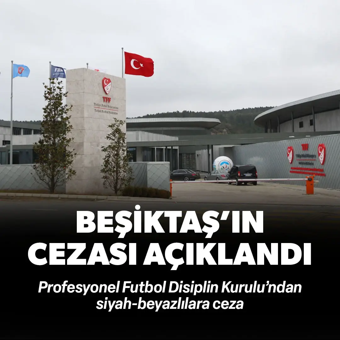 PFDK'dan Beşiktaş'a ceza
