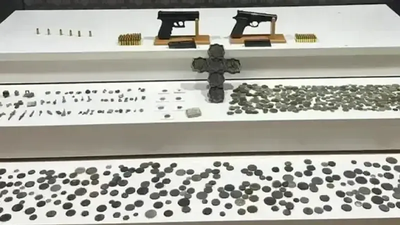 Operasyonda bir kişi gözaltına alındı.