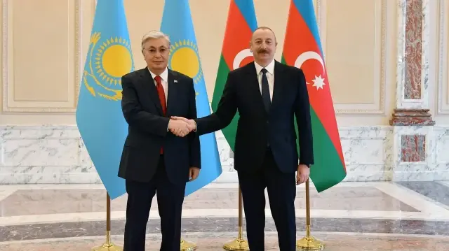 Ильхам Алиев и Касым-Жомарт Токаев