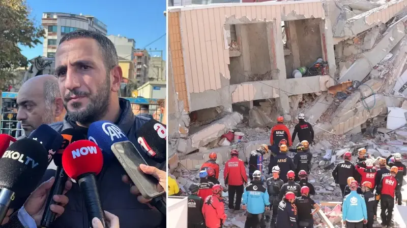 Kocaeli'de çöken binadaki eczanenin sahibinden açıklama geldi.