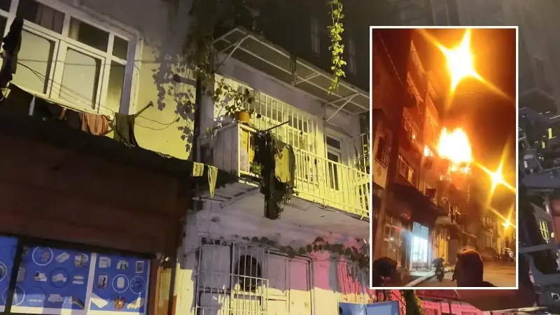 Yangınla ilgili inceleme başlatıldı.