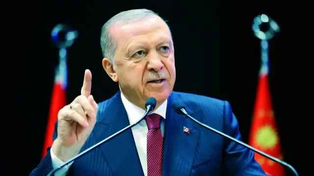 Cumhurbaşkanı Recep Tayyip Erdoğan.