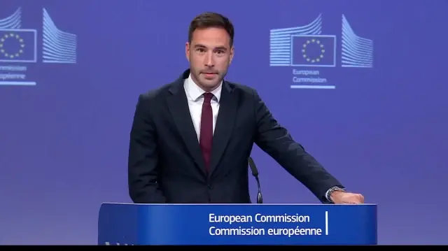 Le porte-parole de la Commission Européenne, Thomas Regnier.