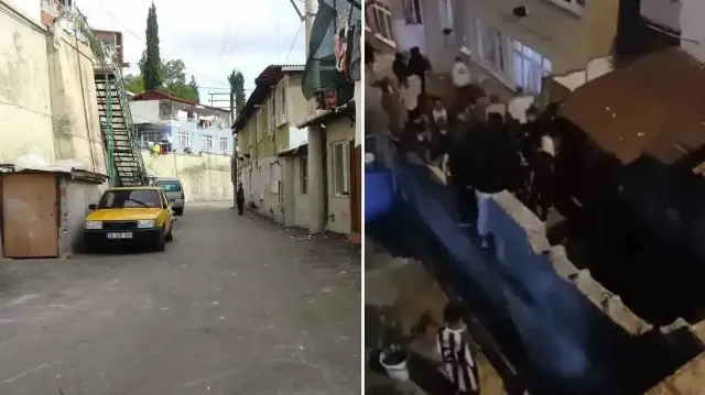 Mahalleli korunmak isterken şüpheli sandıkları 6 kişiyi dövdü.