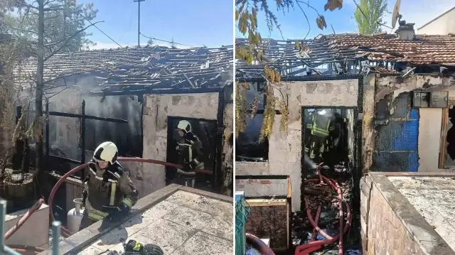 Yangınla ilgili inceleme başlatıldı.