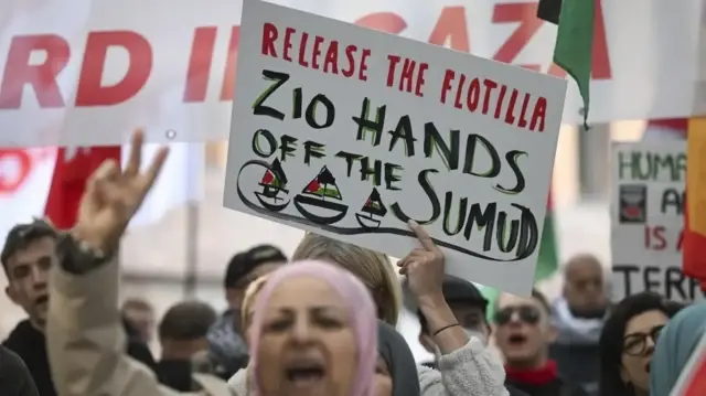 Protests erupt across Europe against Israeli attack on Gaza-bound Global Sumud Flotilla
