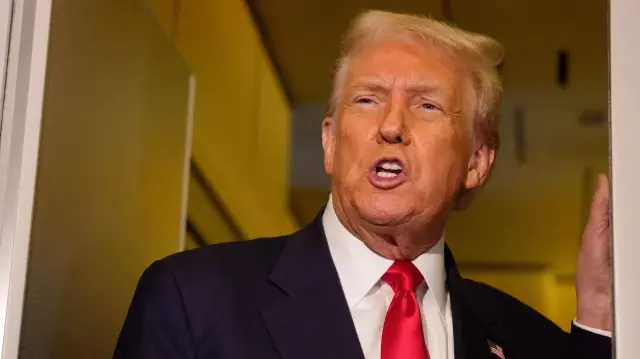 امریکی صدر ٹرمپ کی ایک حالیہ تصویر