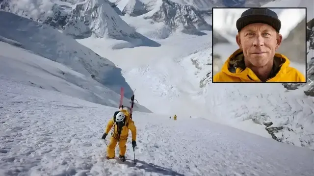 دنیا کے بلند ترین پہاڑ سے اسکیئنگ کر کے اترنے والے دنیا کے پہلے شخص جم موریسن، جنہوں نے یہ کارنامہ اپنی بیوی کے لیے انجام دیا