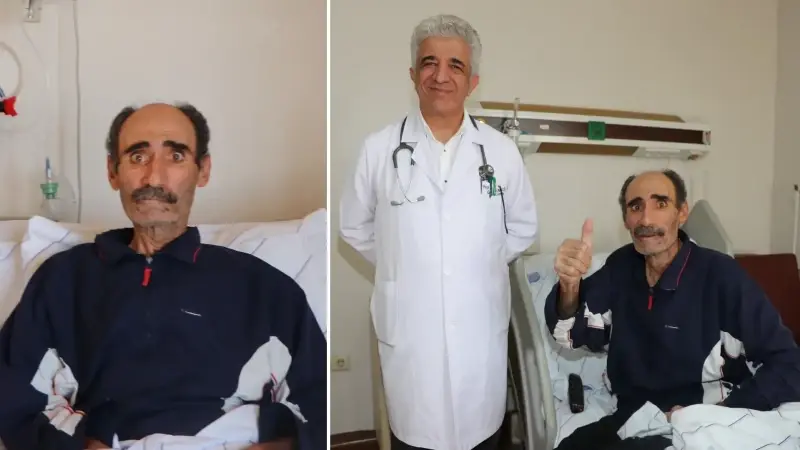 Yaklaşık 4,5 saat süren ameliyattan Şahin'den çıkartılan karpuz büyüklüğündeki 3 kilo 426 gramlık kitle, doktorları da şaşırttı.