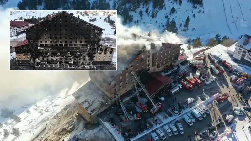 Bolu Kartalkaya'daki Grand Kartal Otel yangını davasının üçüncü duruşması sanık beyanlarıyla sürüyor