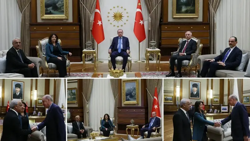 Beştepe'deki görüşme basına kapalı gerçekleşti.