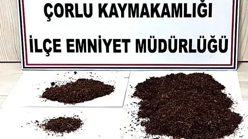 Ele geçirilen uyuşturucular.