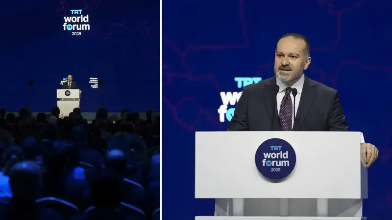 TRT Genel Müdürü Mehmed Zahid Sobacı, "Küresel Yeniden Kurulum: Eski Düzenden Yeni Gerçekliklere" temasıyla Hilton Bomonti’de düzenlenen TRT World Forum 2025’in açılışına katılarak konuşma yaptı.