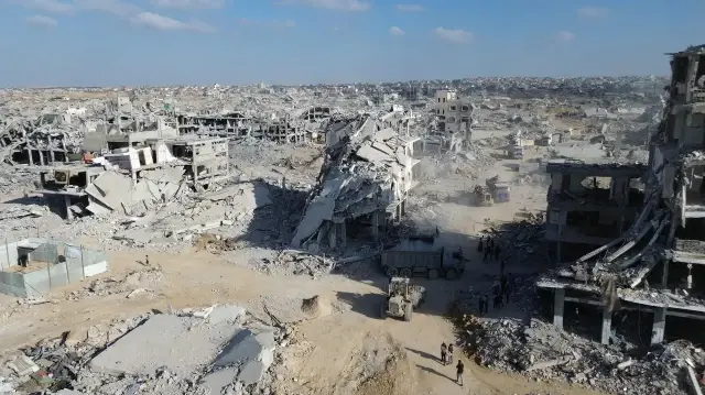 Развалины Хан-Юниса в Газе.
