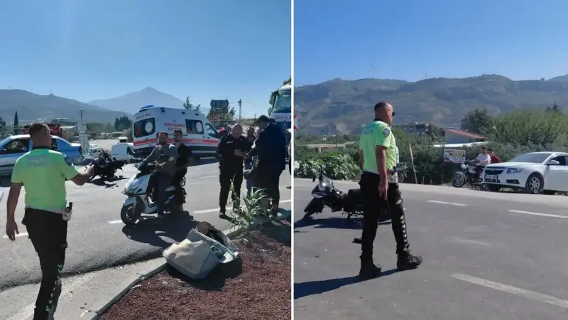 Hatay'da 3 aracın karıştığı kazada ölü ve yaralılar var