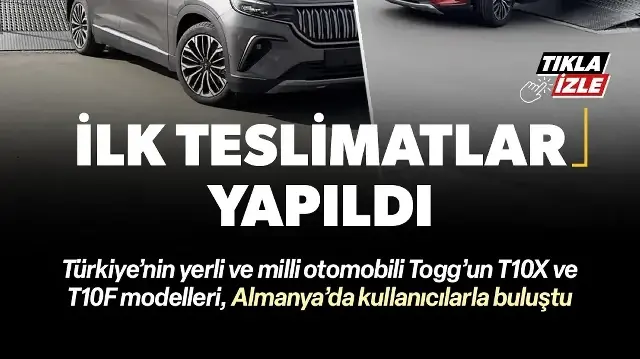 Togg Almanya'da: İlk teslimatlar yapıldı