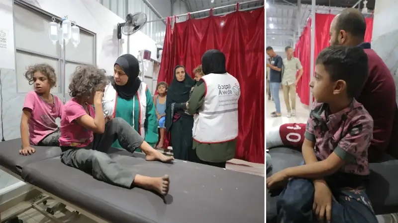 Katil İsrail masum Filistinli çocukları hedef aldı